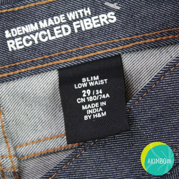 🎉NWOT🎉 &DENIM Low Waist Slim Jeans by H&M - Picture 4 of 6